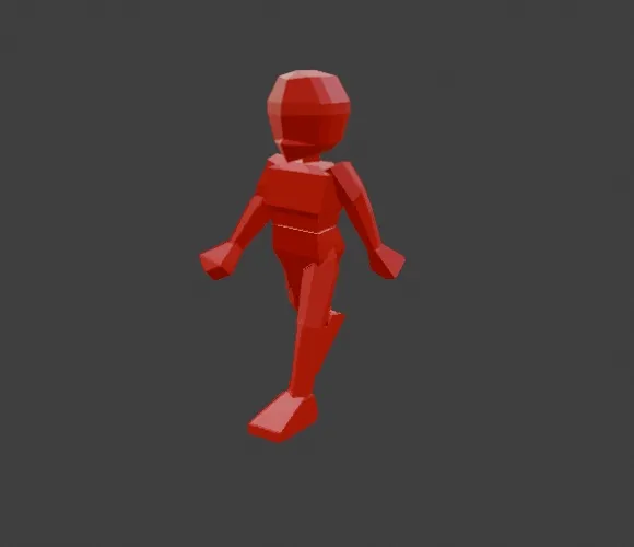 Gif of first character animation